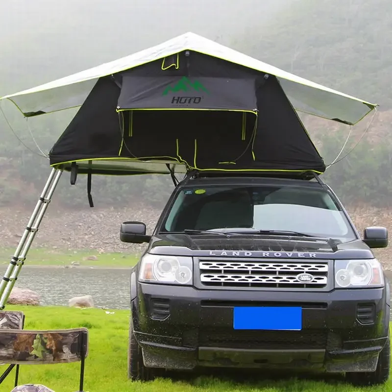 New Arrival SUV Waterproof Camping Off Road Roof Tent 2-3 Person Vehicle Car Soft Shell Rooftop Tent RTT