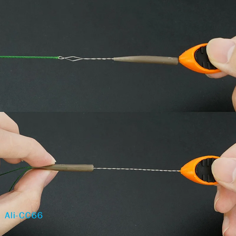 【C】1/2/5 pièces Outil d'épissage facile pour la pêche à la carpe, pour la création de lignes de pêche Leadcore, de leaders et de method feeders pour la pêche à la carpe et au poisson gras, matériel de pêche