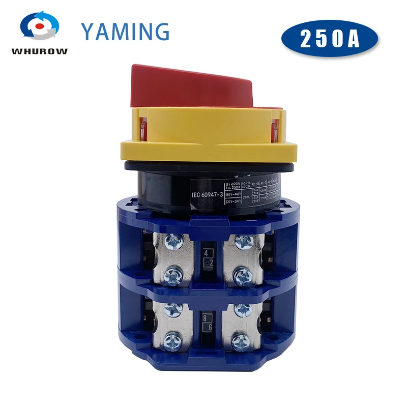 Imagem -02 - Power Cut-off Interruptor Isolador de Carga do Circuito de Controle de Controle Mestre 690v 250a Conversão Universal Lw26gs250