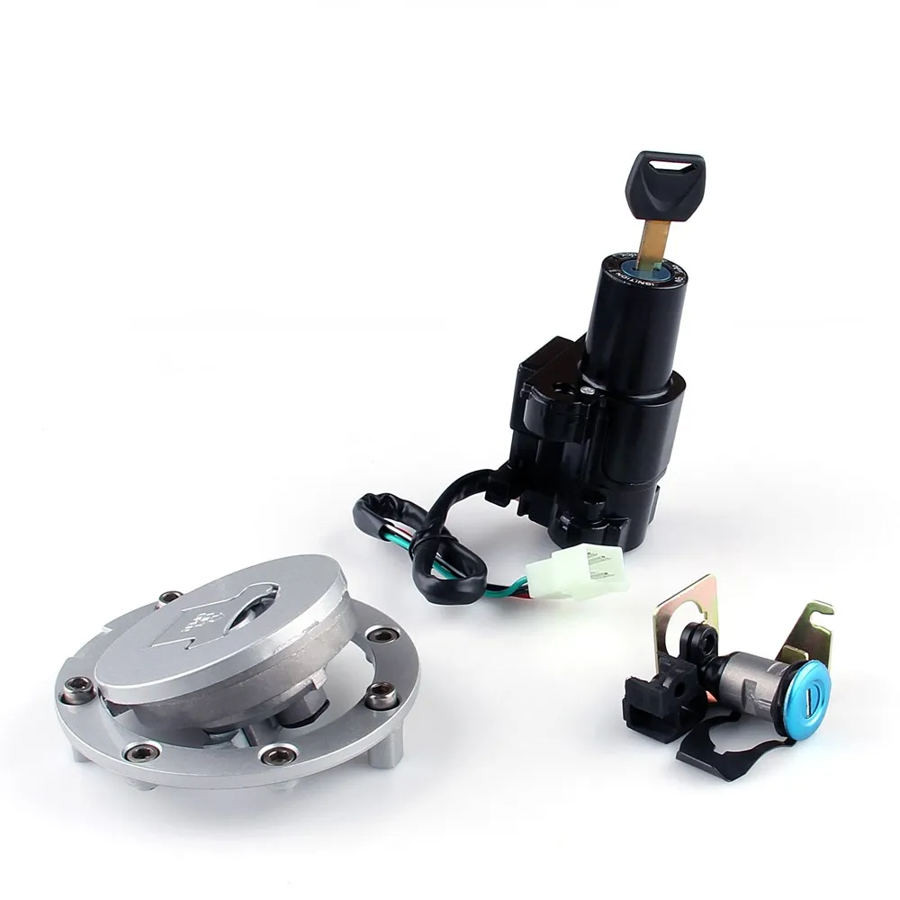 Ignition Switch Tank Cap Seat Lock Set For Honda CBR600 F4 F4i CBR600RR 1999-2006