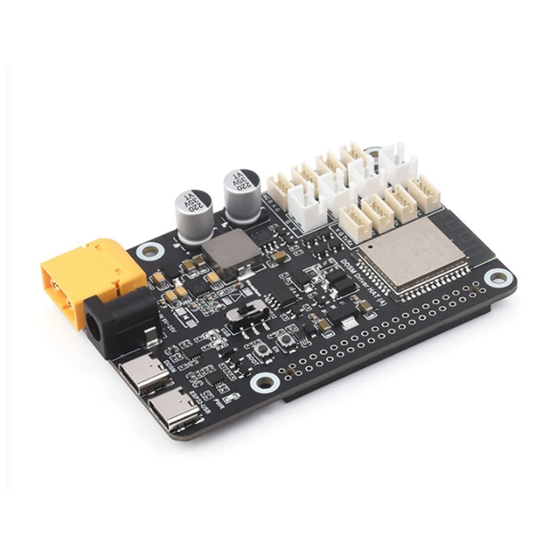 Chapéu de driver de motor wi-fi sem fio esp32 ddsm para motores servo hub de acionamento direto para raspberry pi