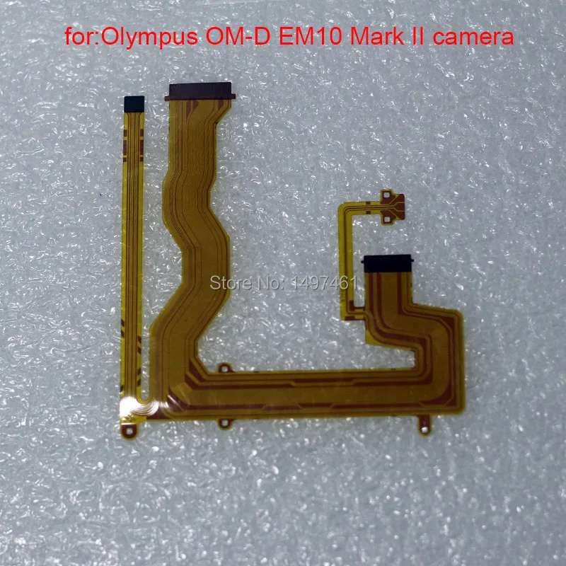 New LCD hinge rotate shaft flexible cable FPC repair parts for Olympus OM-D E-M10 Mark II ; EM10II EM10M2 Camera