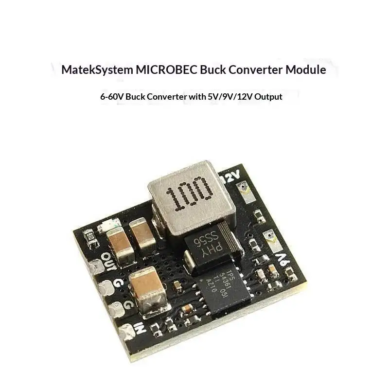Micro BEC Step Down Module 6-60V Input Adjustable 5V 9V 12V High Efficiency Mini Size For FPV Drone RC Car Robot Power Supply