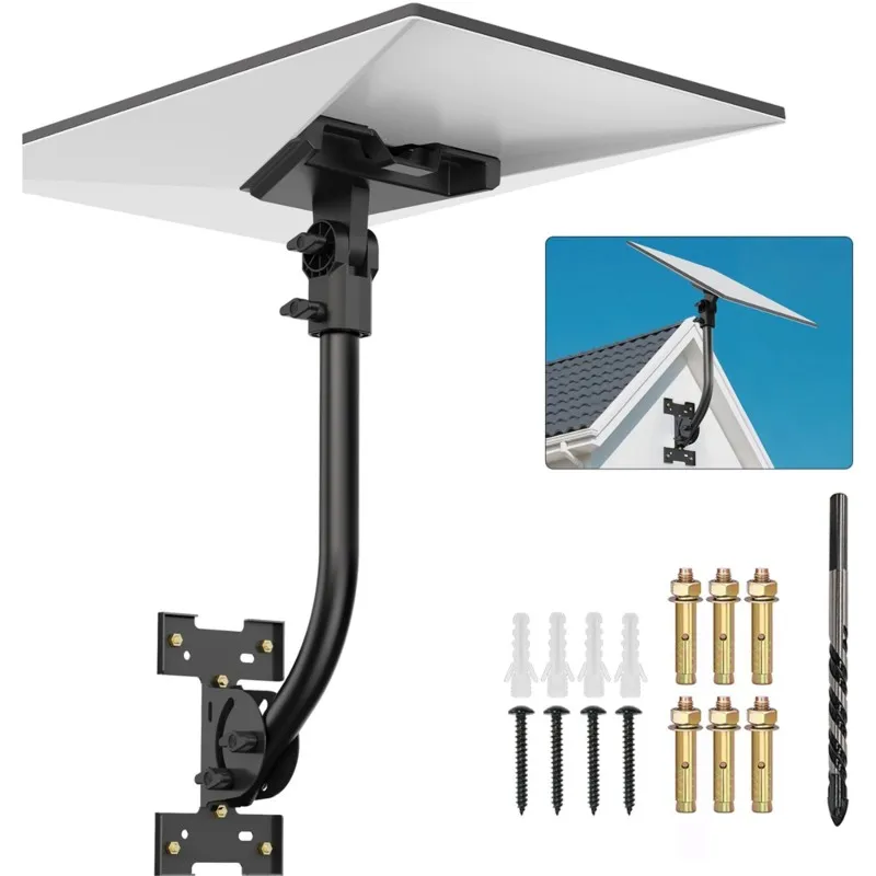 Exquisite-Wall Mount Kit For Starlink Gen 3- For Starlink V3 Pipe Adapter And Install Bracket For Roof Top Exterior Wall