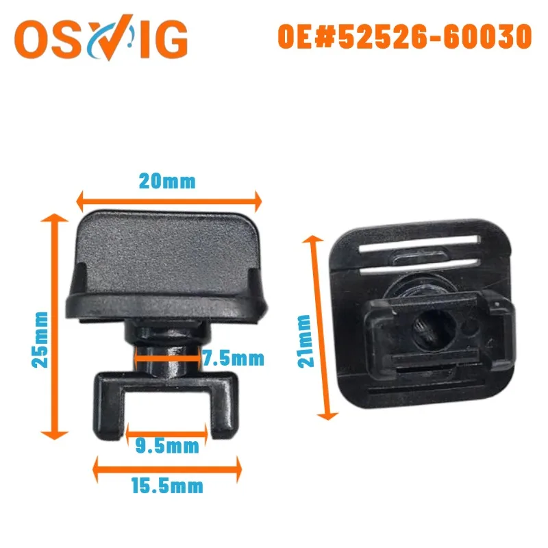 

10PCS OE#52526-60030 Applicable to toyota Prado and Lexus car bumper spoiler fixing buckle