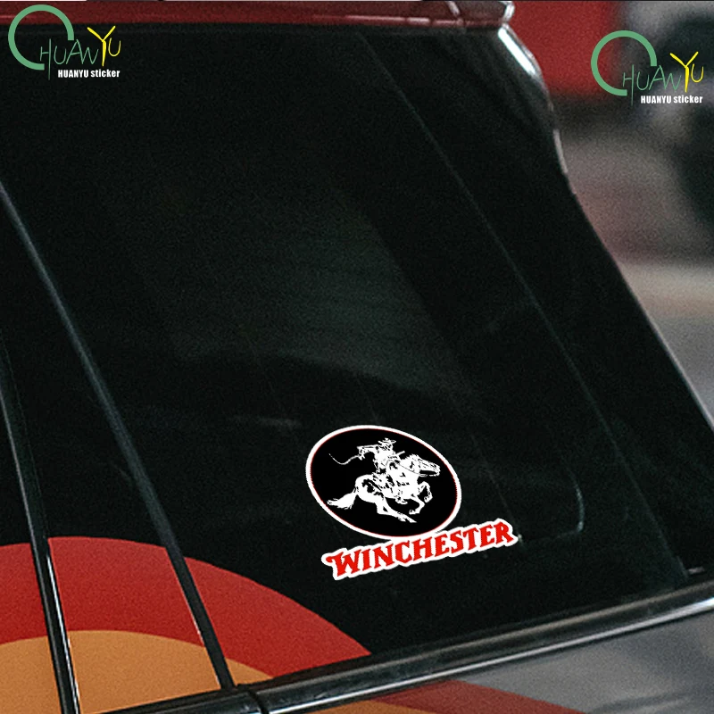 Personalized Winchester galloping horse bumper sticker waterproof reflective decoration decal for car and motorcycle