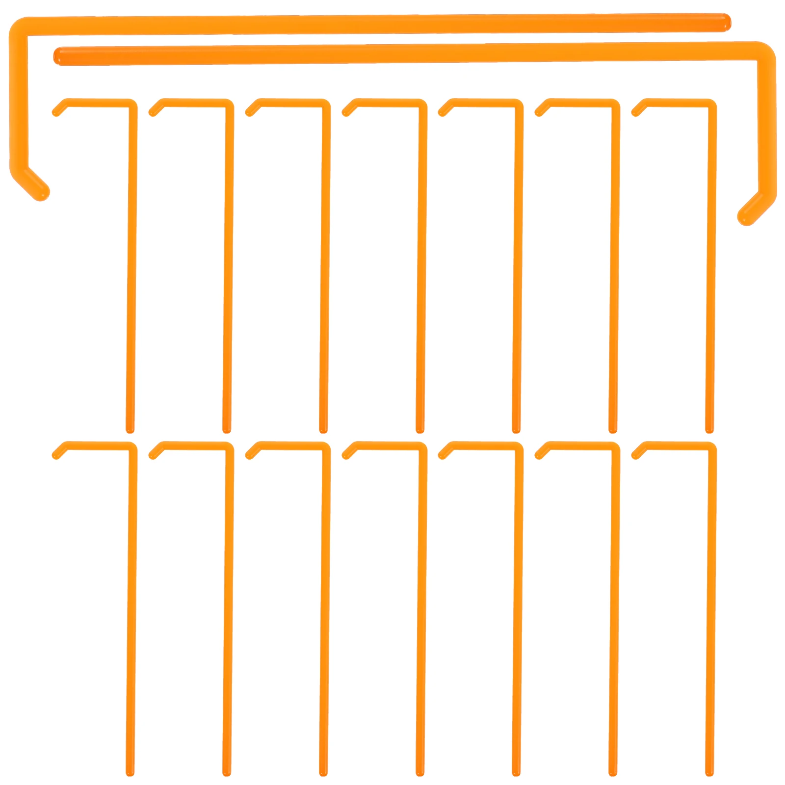 

20 Pcs Coating Rod Scraper Applicator Glue Spreaders Cell L-shaped Plastic Wide Spreading Laboratory Science Sticks