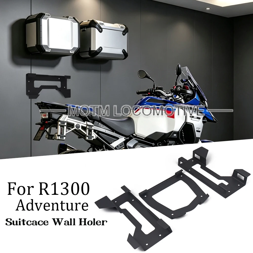 For R1300 Adventure OEM Suitcase Adventure Vario Pannier Wall Mount Bracket 1300ADV stainless steel Case Luggage Holder Kits
