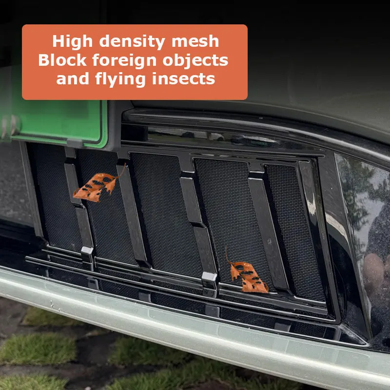 For ZEEKR 001 2024 2025 Car Front Grille Insert Net insect-proof net modified air inlet protection net insect-proof grille net