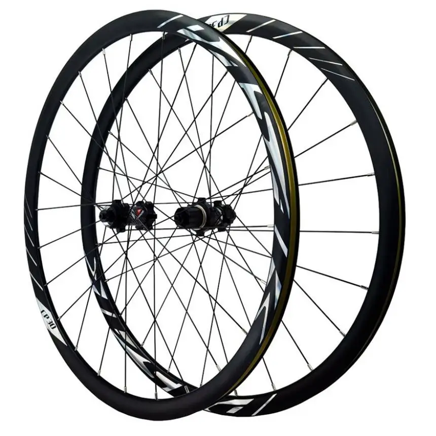 PASAK 700C 30mm Central Lock Disc Brake QR Road Bike Wheels 12x100 12x142mm Thru Axle 24 Holes 6 Claws 12 Speed HG Wheelset