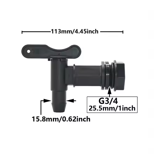3/4" IBC Tank Tap Adapter Coarse Thread S60 to 5/8" Hose Connector Valves Fittings Garden Water Tanks Faucet Replacement - Image 5