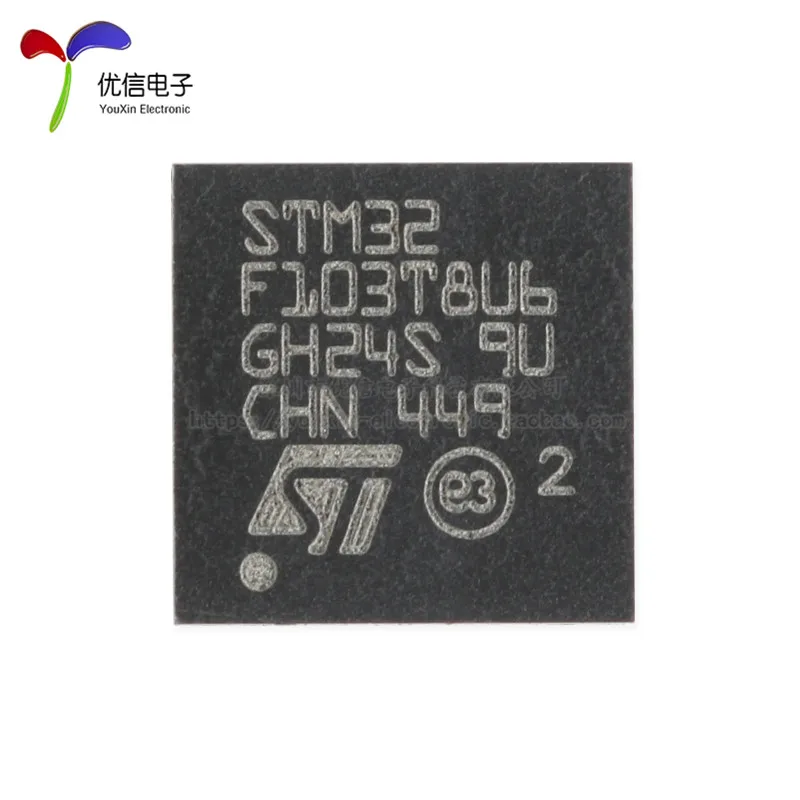 5PCS original authentic STM32F103T8U6 VFQFPN-36 ARM CortexM3 32-bit microcontroller MCU