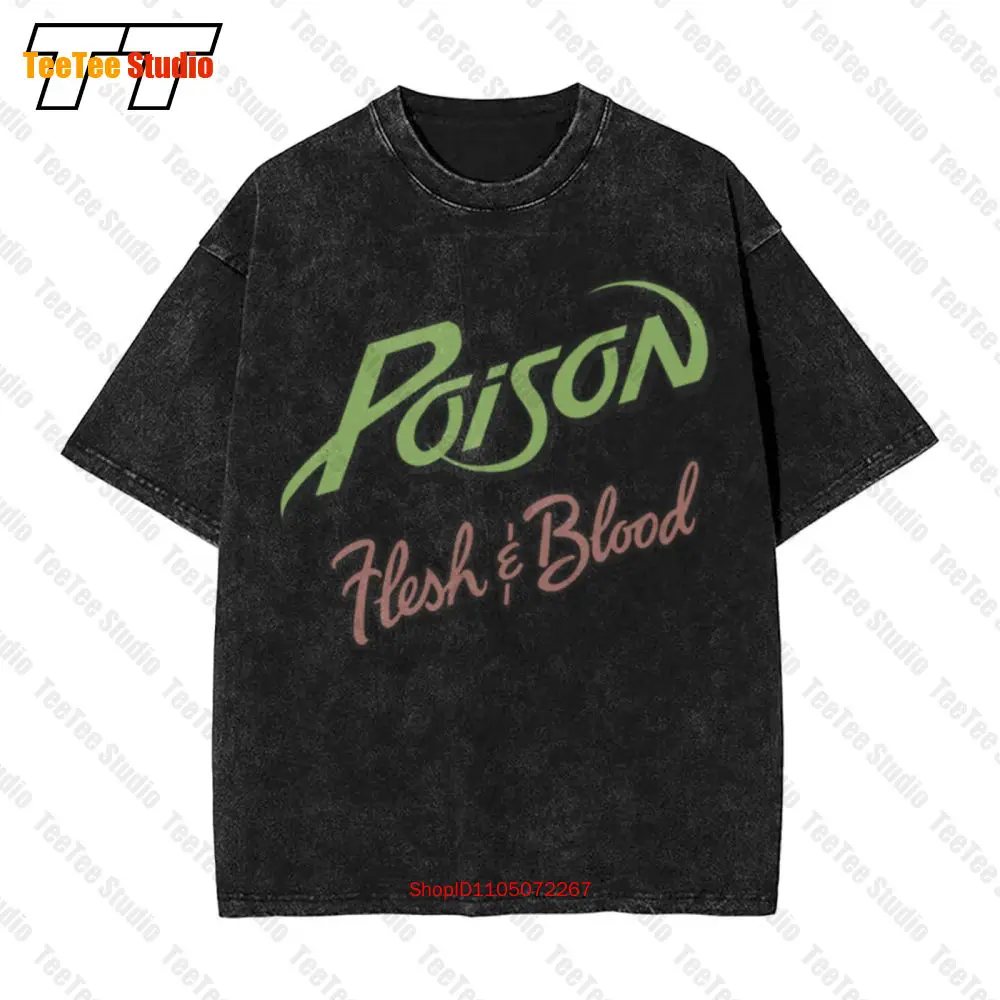 

Винтажная футболка большого размера Flesh And Blood Rock Band WFYU