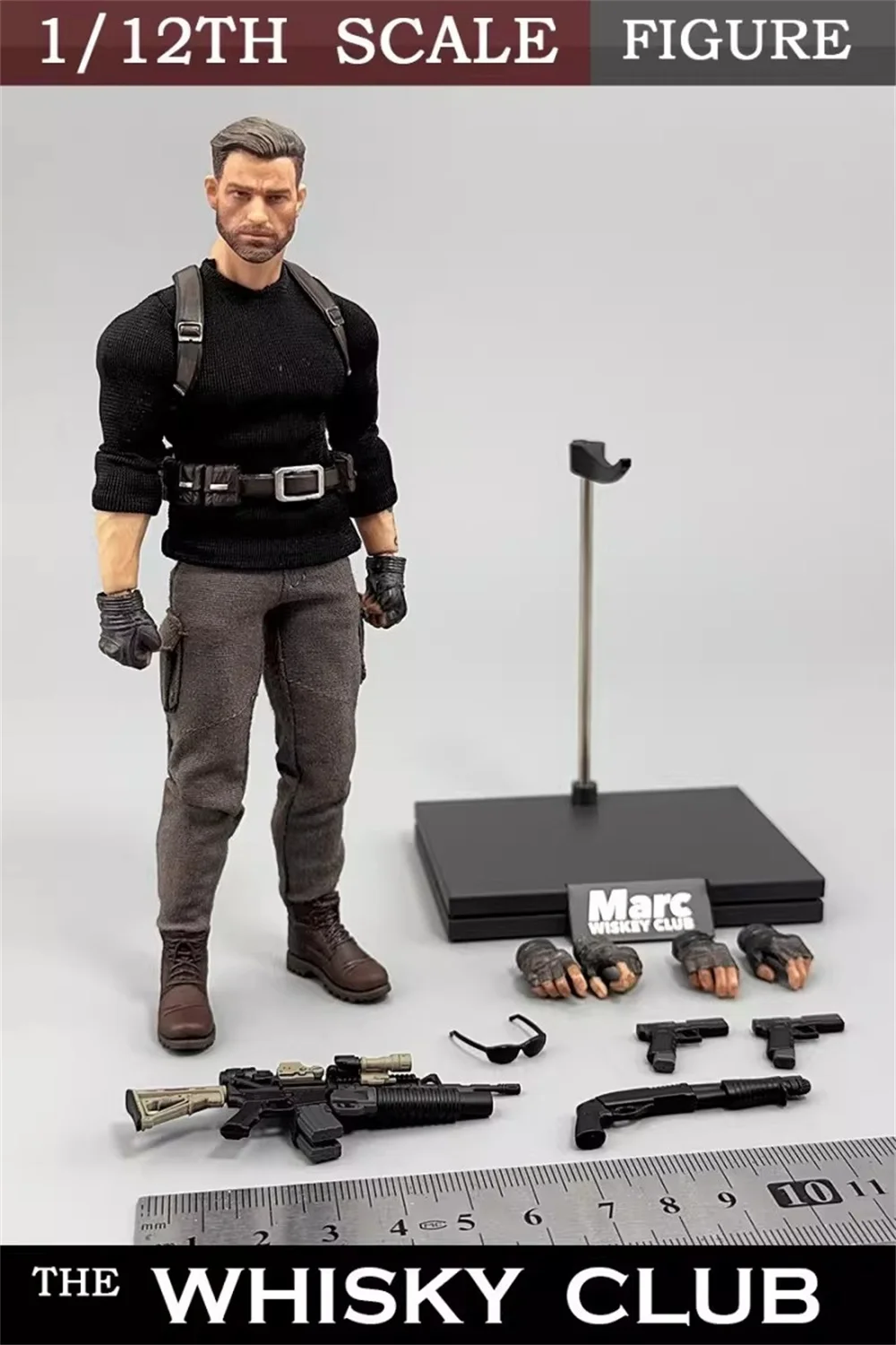 

Hot Sales 1/12 Bigaddict TARGET 001 Tough Guy Club Man Killer Full Set Moveable Action Figure About 6" Gift For Fans Collect