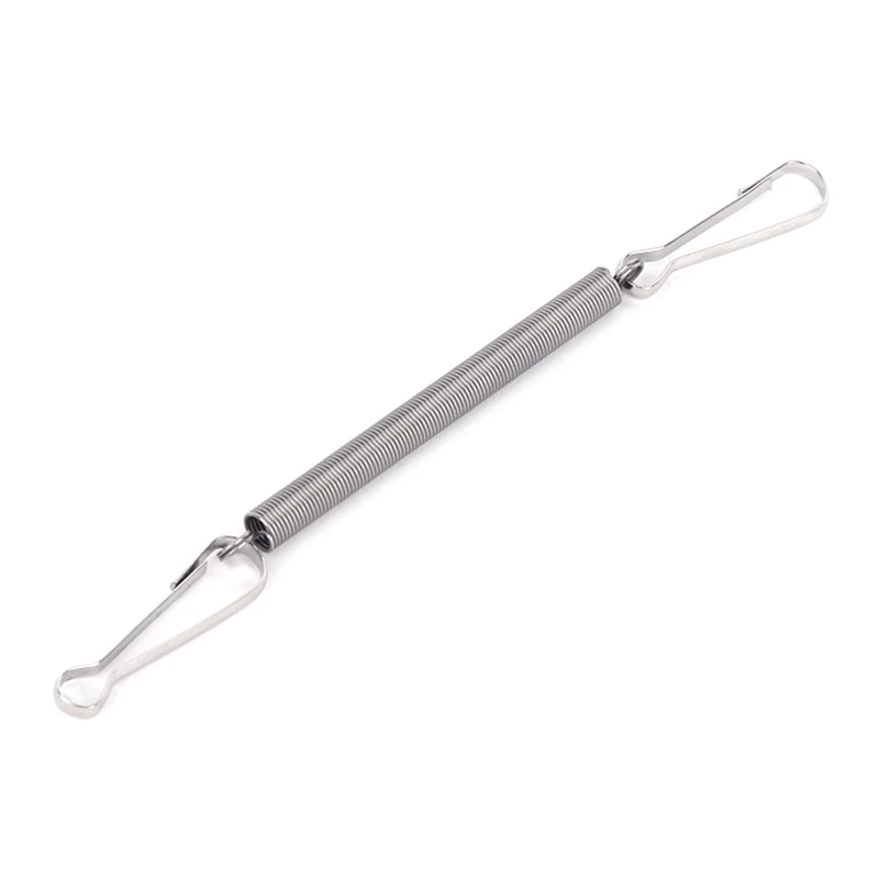 Molla da 3,1 pollici con clip in metallo 2 Clip Accessori per gabbie per piccoli animali Criceto Coniglietto Cavia Acqua