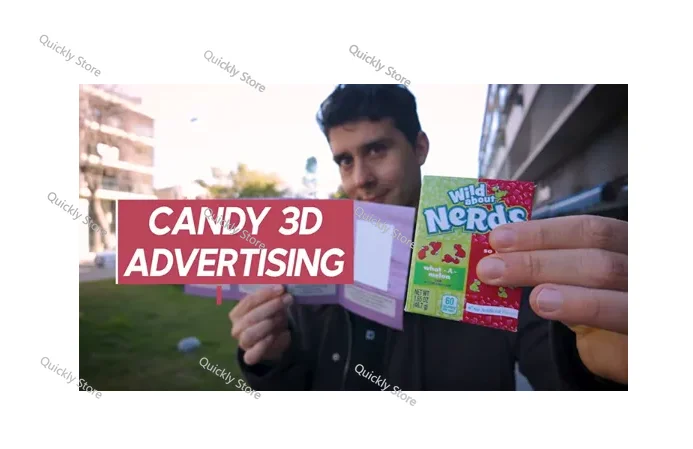 

3D Candy Advertisement by Henry Evans and Mysteries Magic tricks (Instant Download) Quickly send