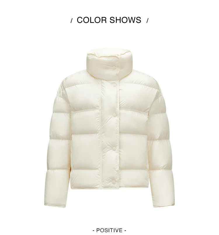 Semir Daunenjacke Damen Winter Pufferjacke mit Gänsedaunenfüllung Wasserdicht Ölabweisend Fleckenresistent 2026 Neu Stehkragen Mantel Damen – Detail 13