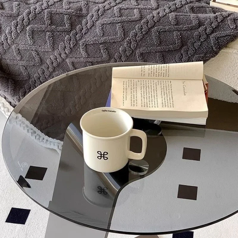 Picture 4: Light Luxury Lounge Sofa Side Table Living Rooms Square Cream Simple Apartment Corner Small Bedroom Bedside Meubles Furniture