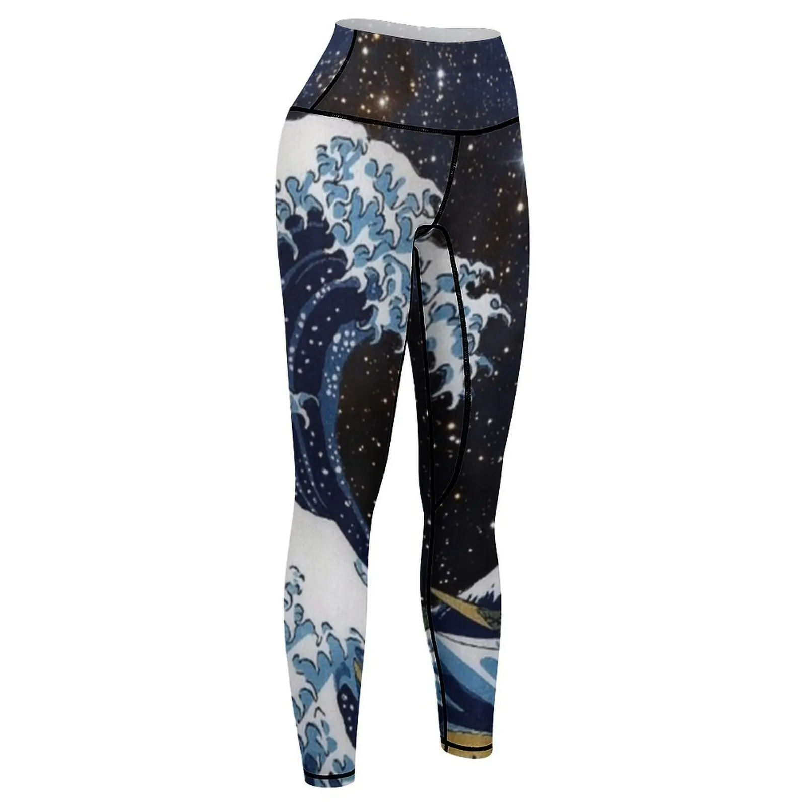 Hokusai & LH95 - The Great Wave off Kanagawa Leggings workout shorts Women sportwear Womens Leggings