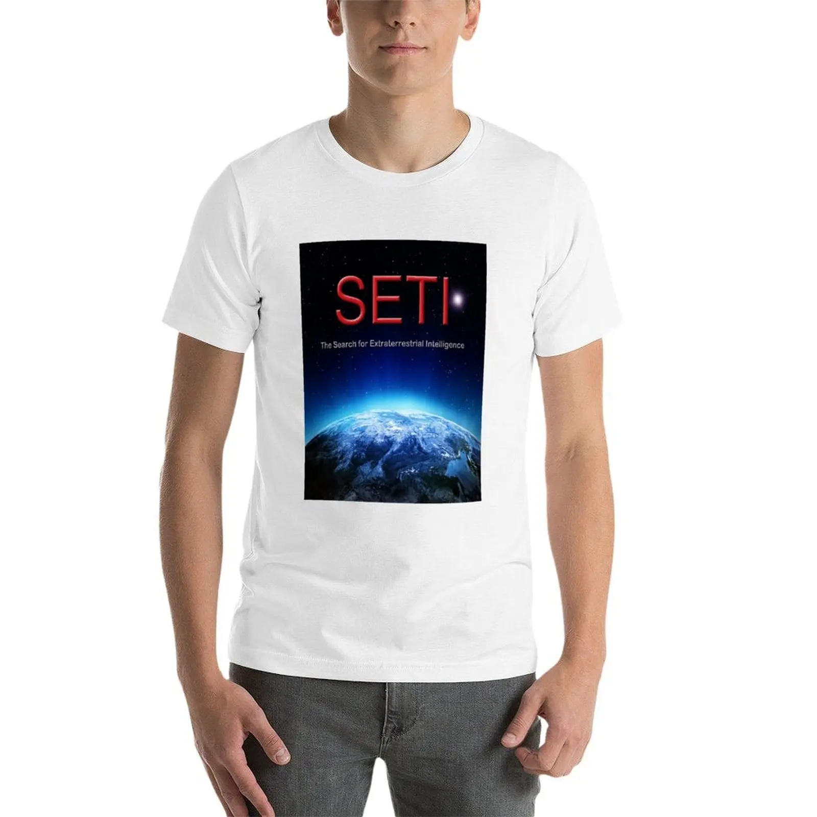 SETI تي شيرت أنيمي تي شيرت للرجل تي شيرت مصمم تي شيرت