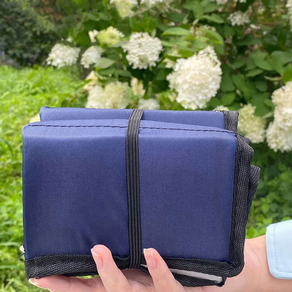 

2 Pcs Waterproof Seat Cushion Camping Floor Mat Compact Foldable Sleeping Pad Outdoor Picnic