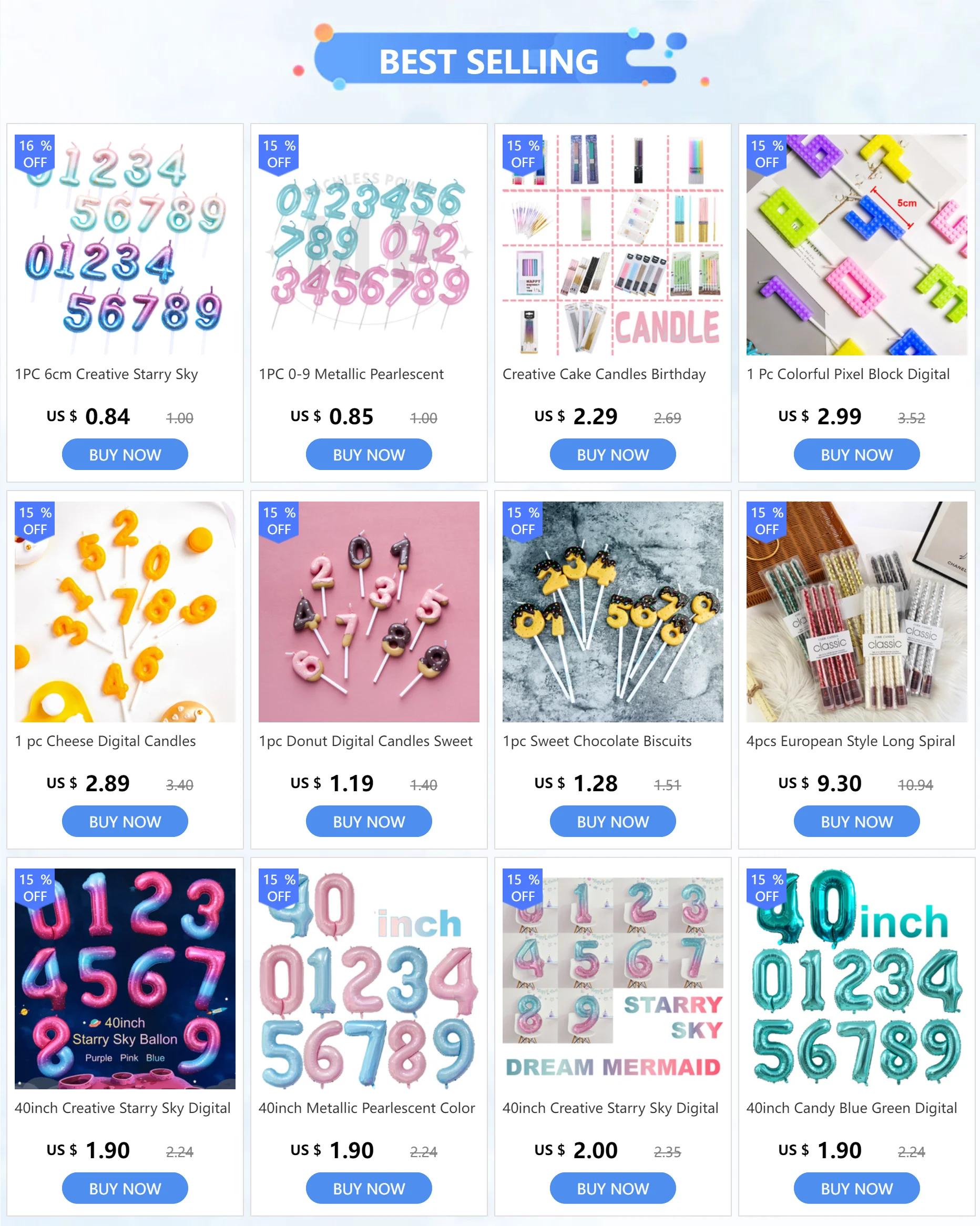 1 Stück bunte Pixel-Block-Digitalkerze für Kuchen und Cupcake-Topper, 0–9 Zahlen, Wunschgradient, Party, Dessert, Tisch, Anzieh – Detail 1