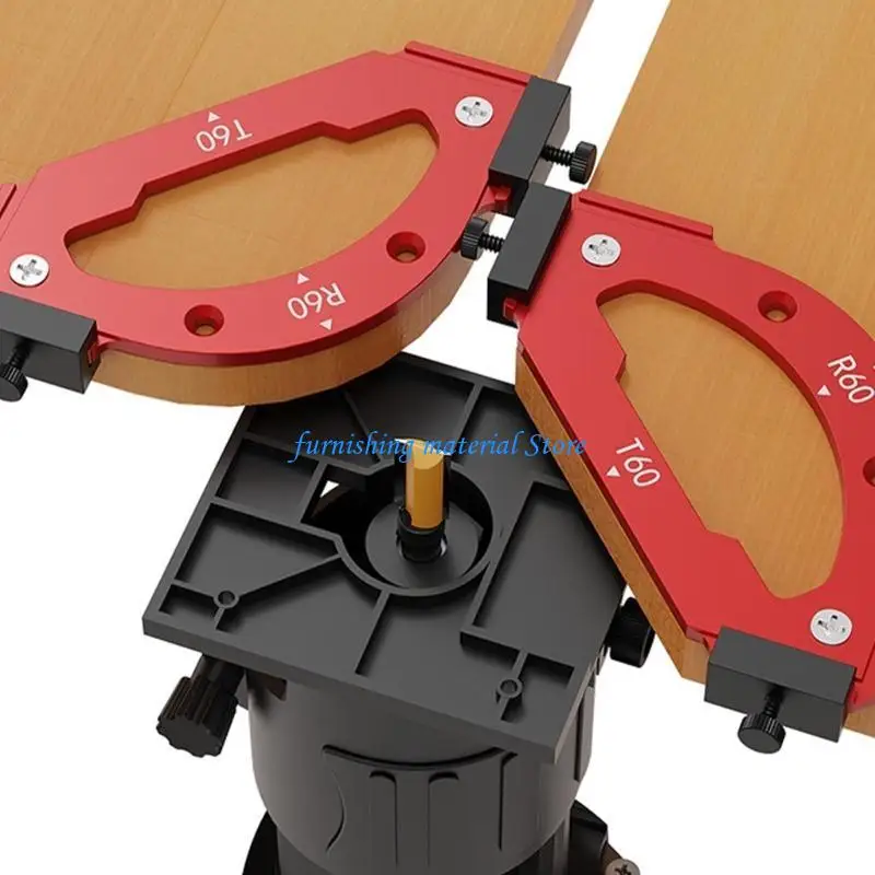 Y5GD Woodworking Round Corner Radius Templates Cutting Templates Tool Routers Corner