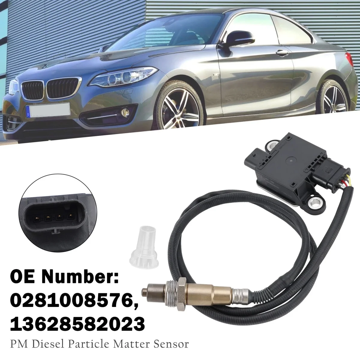 

For BMW 1 Sports F20 F21 3 Gran Turismo 0281008576,13628582023 Car PM Diesel Particle Matter Sensor Replacement Accessories