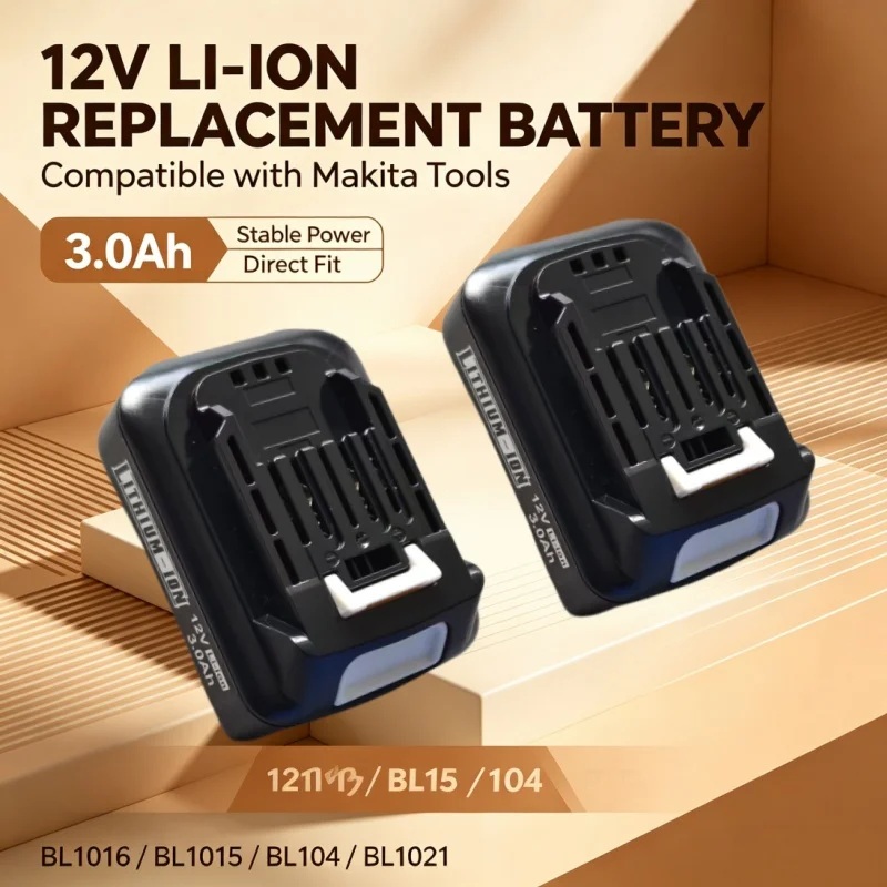 Replacement Lithium Battery 12V 3000mAh For BL1021B BL1020 BL1016 BL104 DF331D BL1021 Electric Power Equipment