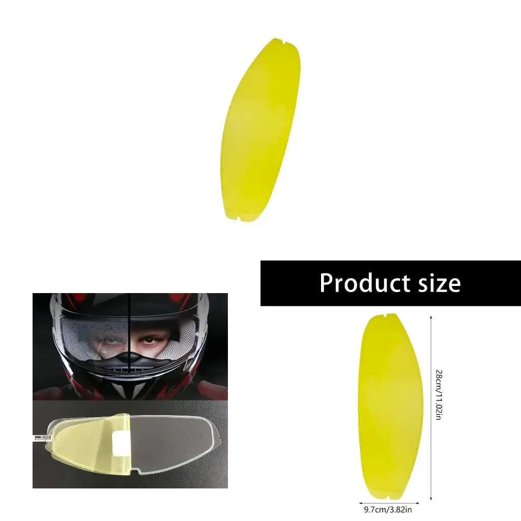 Riding Safe Anti Fog Film Easy Application Anti Fog Sticker for FF802 FF352  