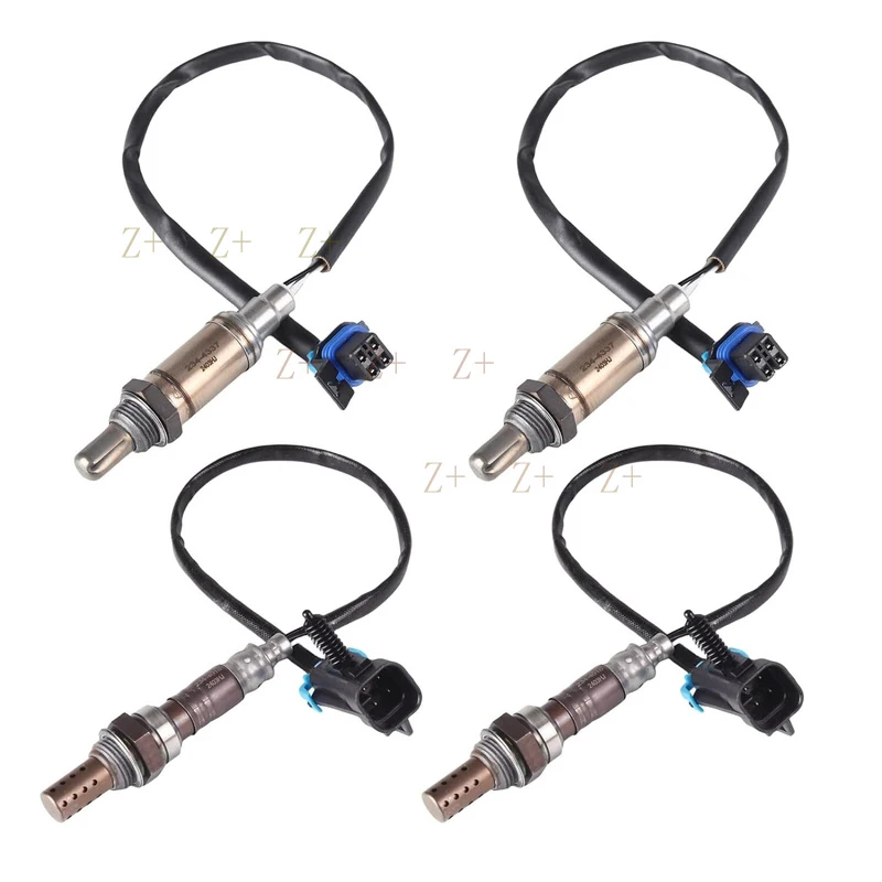 Z+  4PCS Oxygen O2 Sensor Upper+Lower For 2007 Chevy Silverado 1500 Tahoe Avalanche