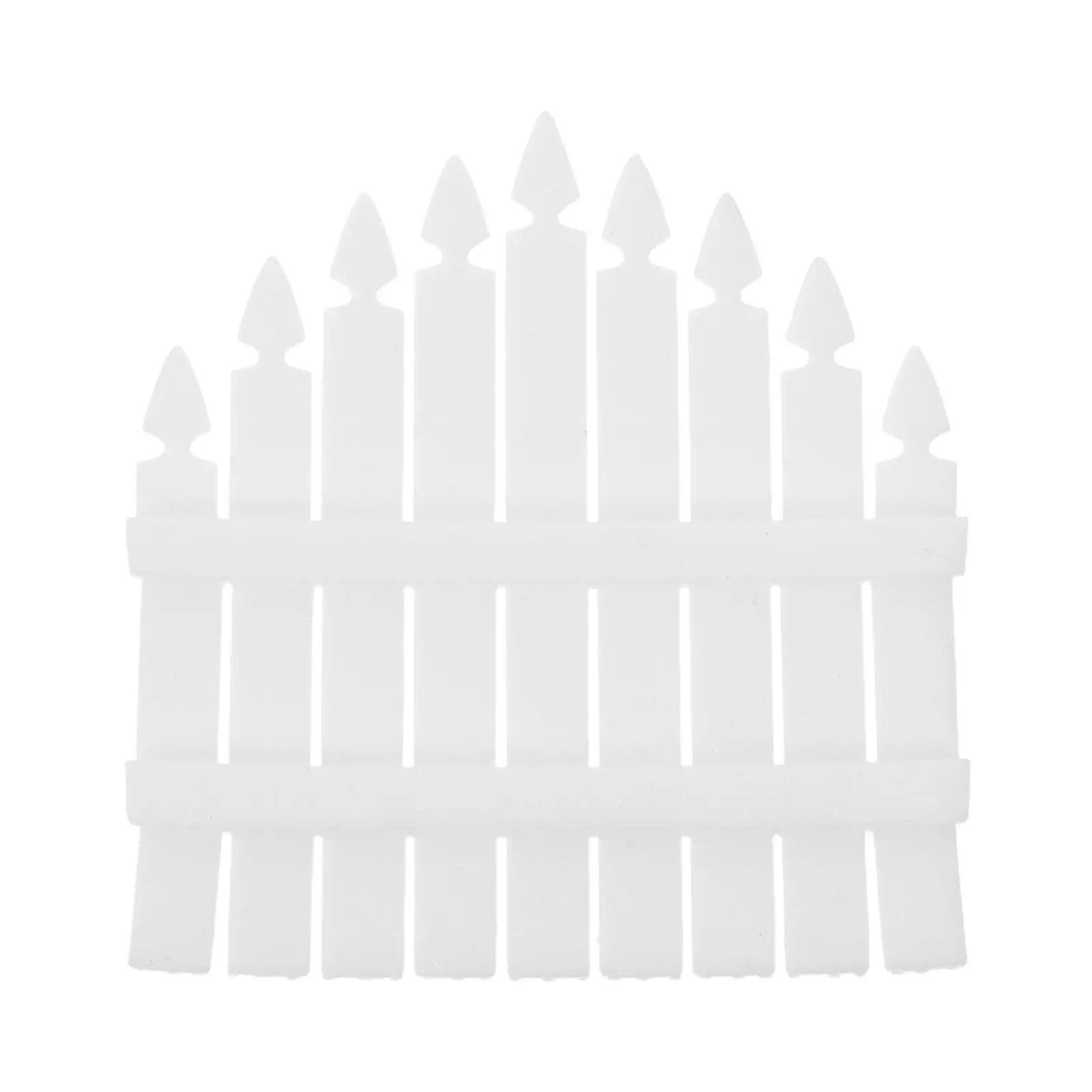 Mini Arch Picket Fence for Fairy Garden Decor – Resin Tiny Fence for Indoor Outdoor Mini Landscaping