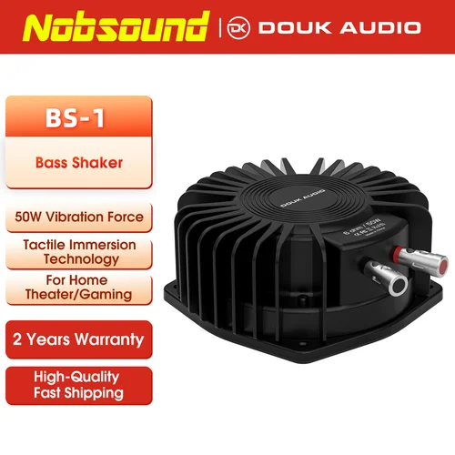 Imagen 1 del producto Nobsound Agitador de bajos táctiles de alta potencia Transductor subwoofer de 50 vatios para teatros en el hogar/coches