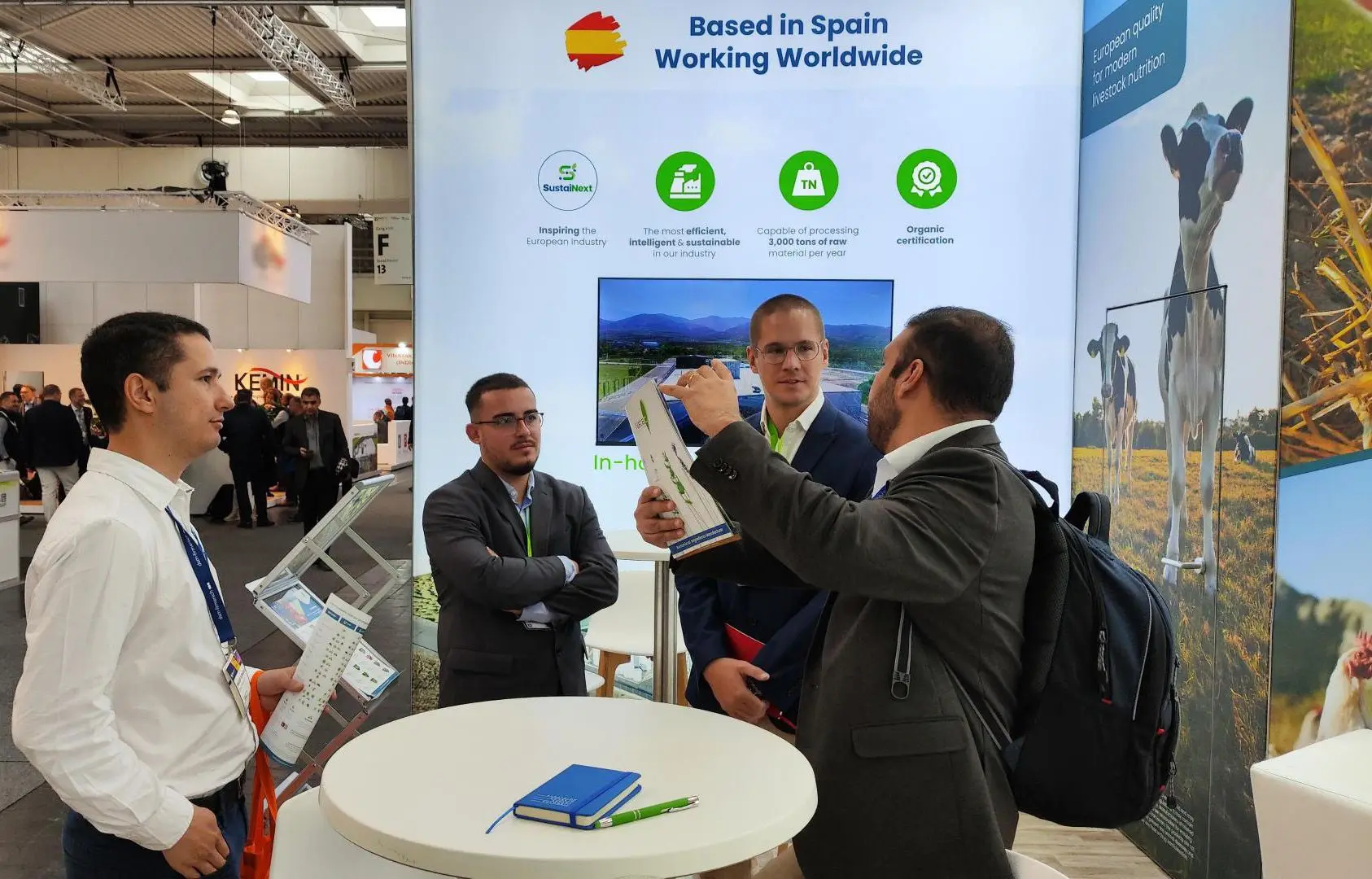 Hintergrundbeleuchtete SEG-Kabine 20 x 10 Fuß für Vitafoods Europe Tension Fabric Lightbox Ausstellungsstand Messe-Kabine