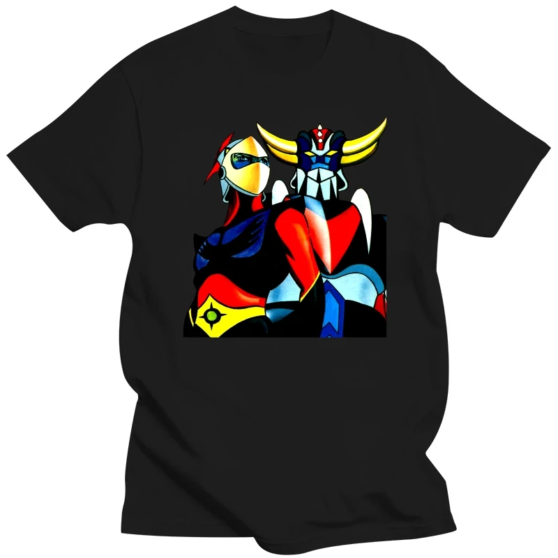 UFO Robot Grendizer Goldrake T Shirts Male 2018 New T-Shirts Colorful 100% Cotton Round Neck Tee Shirt Short Sleeves Over Size