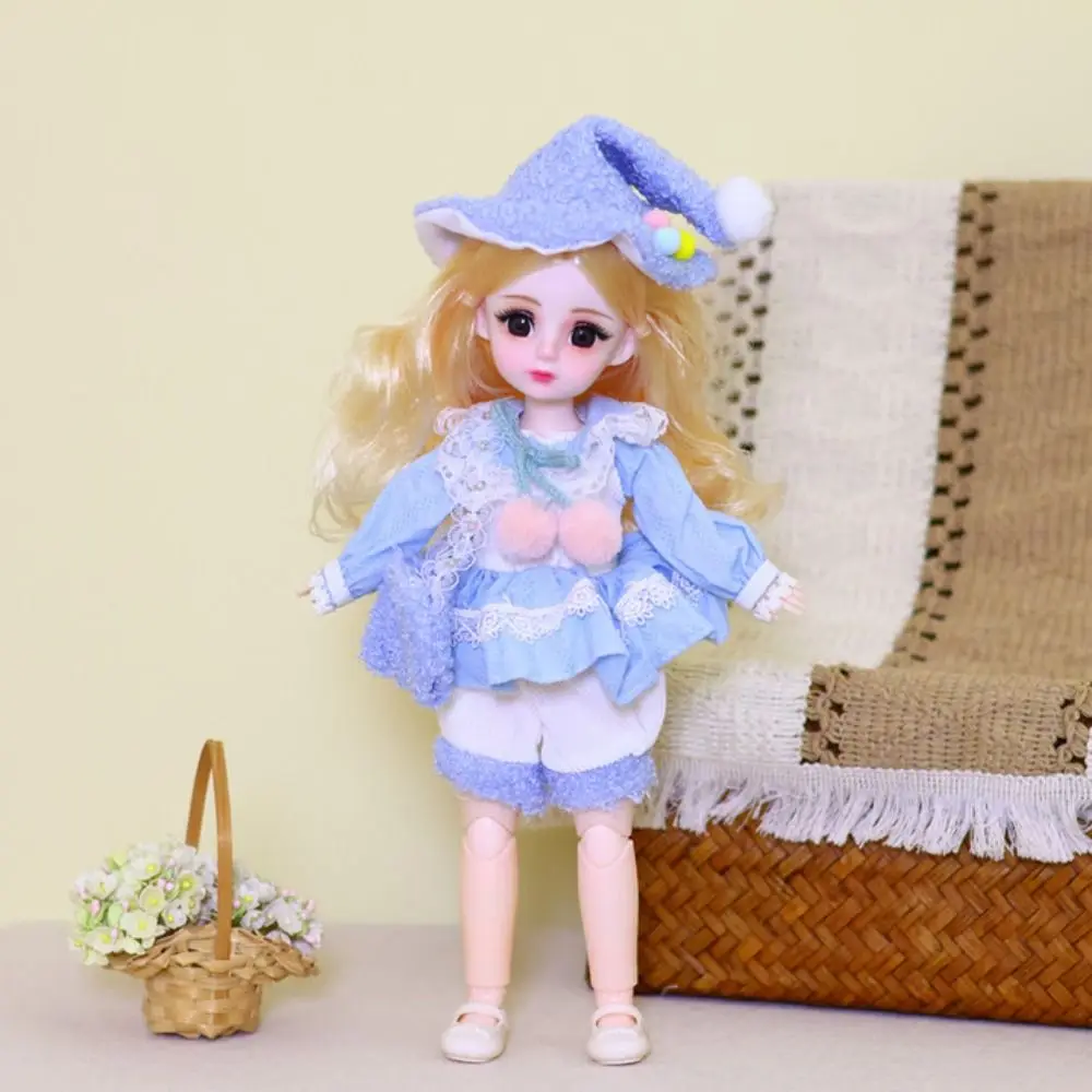 1/6 SD 30 ซม.Bjd ตุ๊กตาเสื้อผ้าที่น่าสนใจตาวิกผม Make Up ชุดเจ้าหญิงตุ๊กตา BJD อะนิเมะผมยาว