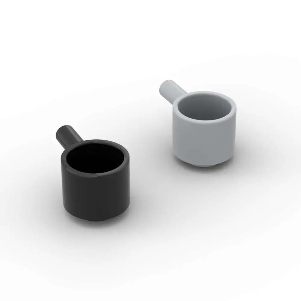 

MOC 10PCS Part Brick Utensil Saucepan 4529 Building Blocks Set Figures Cup And Mug Assemble DIY Toy Children Birthday Xmas Gift