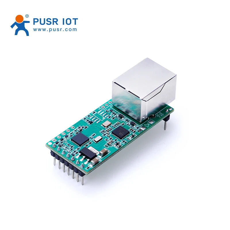 (Price for 4 Piece)PUSR RS232/485 Serial to RJ45 Ethernet Module UART TTL to TCP/IP Converter Support DHCP and DNS USR-TCP232-T2