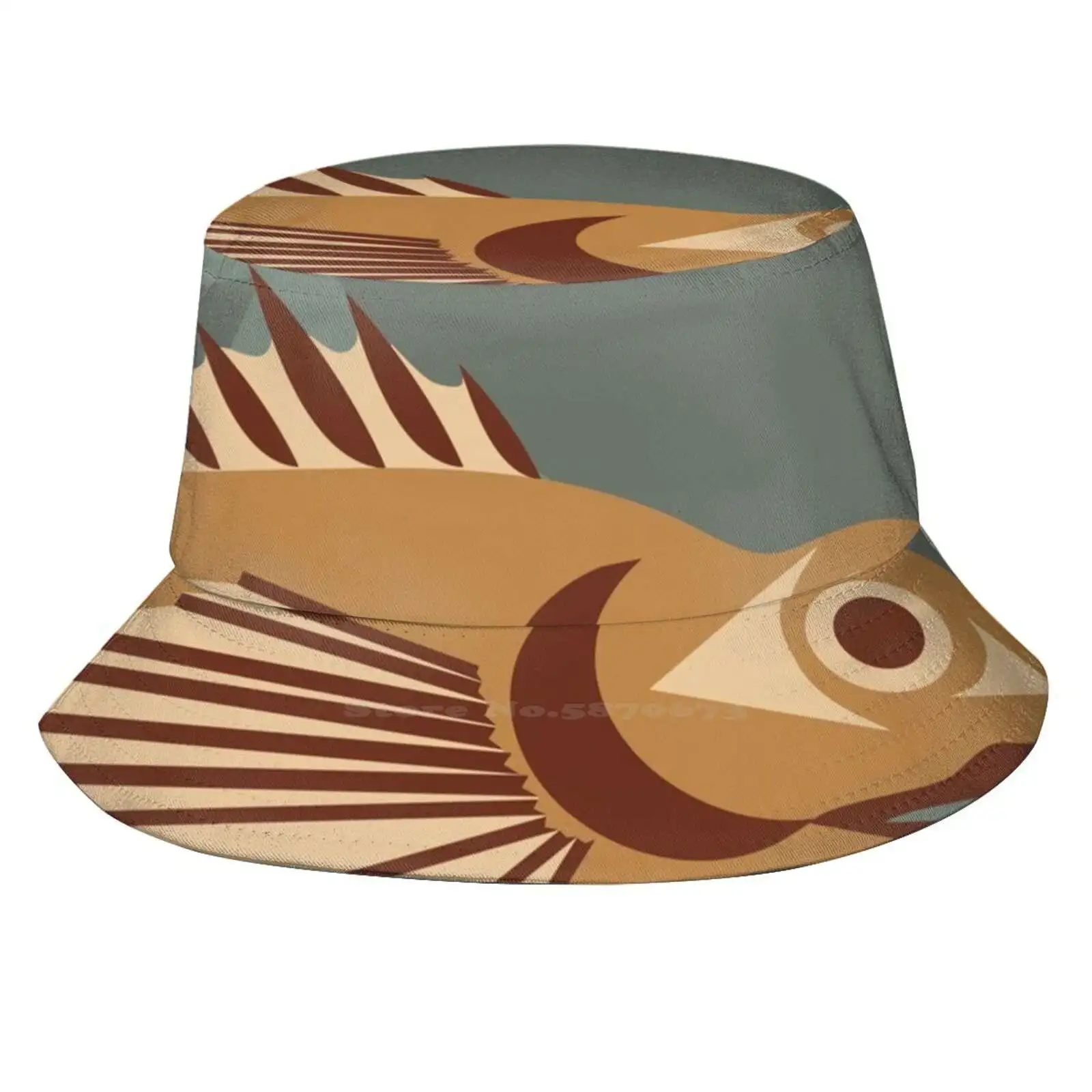 Tidepool Sculpin Causal Cap Buckets Hat Coast Salish Art Mark Gauti Indigenous First Nations Art T Sou Ke Sooke Pacific