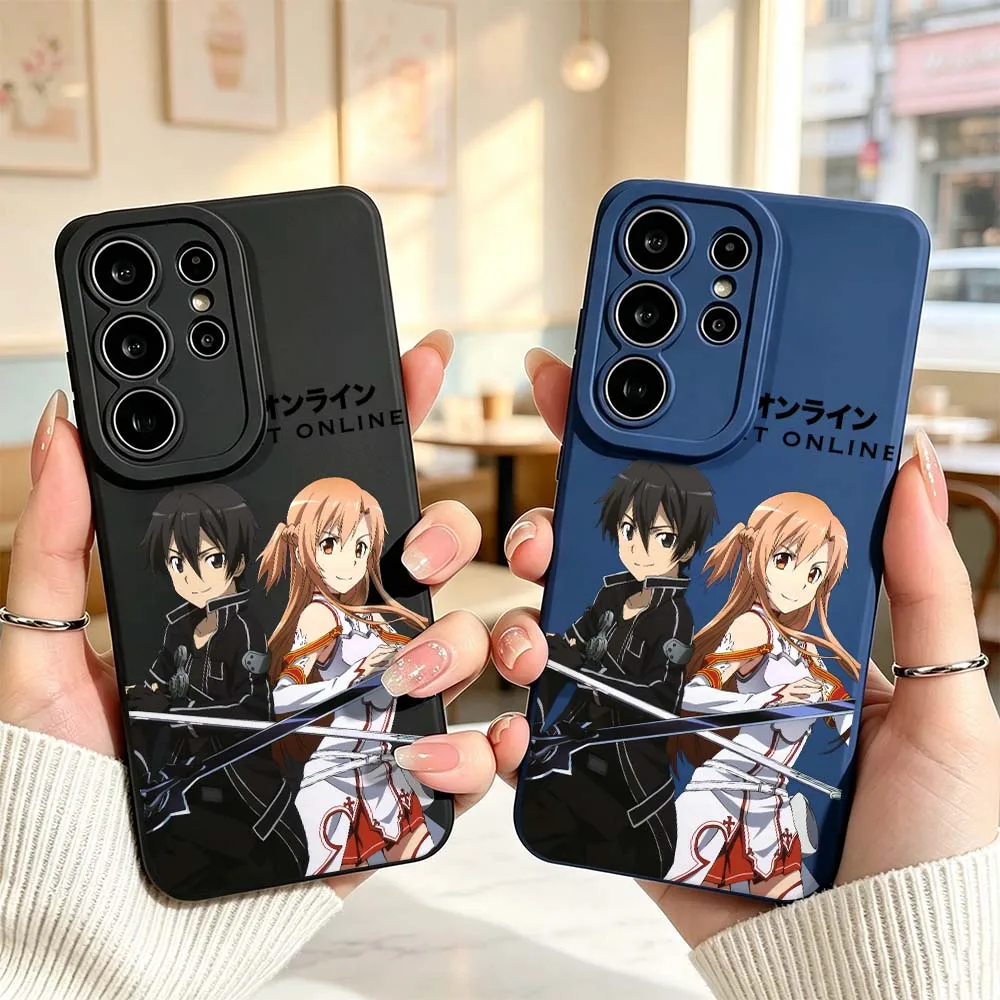 Sword Art Online For Samsung Galaxy S26 S25 S24 S23 S22 S21 A55 A54 A35 A15 Ultra FE Plus Phone Case Cover