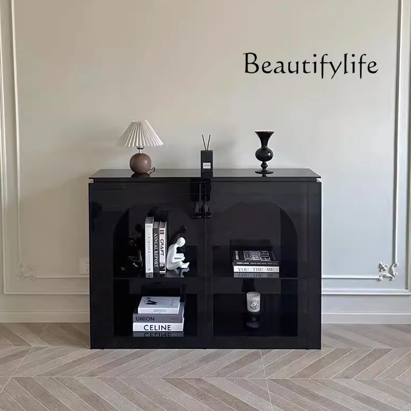 

Acrylic side cabinet entry fireplace wine cabinet simple porch cabinet locker