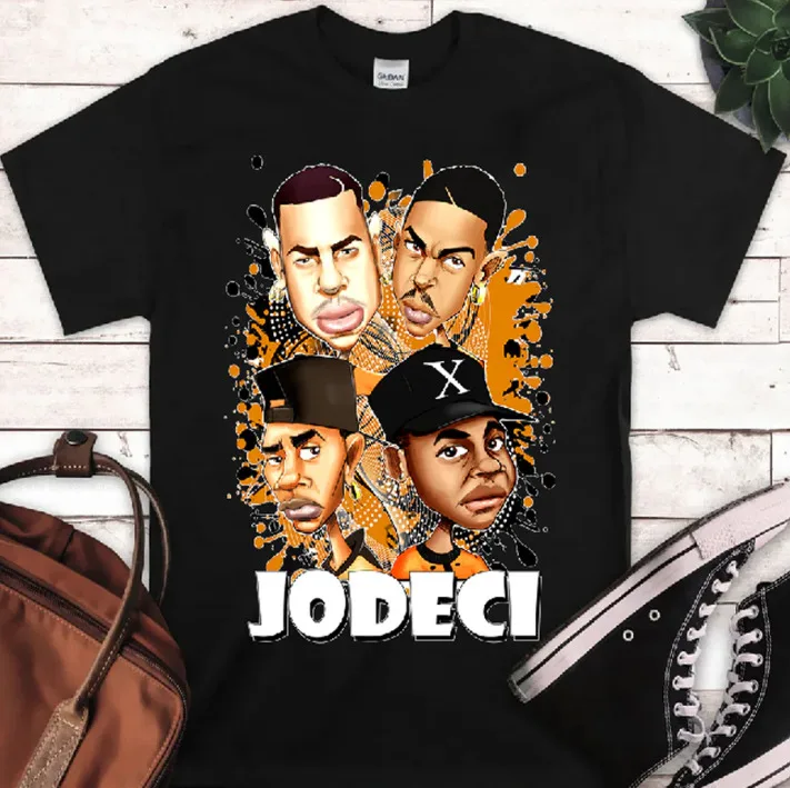 Jodeci Men's Black T-Shirt Size S to 5XL