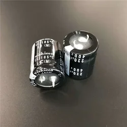 2PCS/10PCS  220uf 400v Nichicon GU/GX/GN 25x30mm 400V220uF Snap-in PSU Capacitor