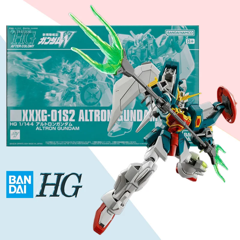 

Bandai genuine HG series 1/144 XXXG-01S2 ALTRON GUNDAM anime action figure assembly model collection ornaments toy gift children