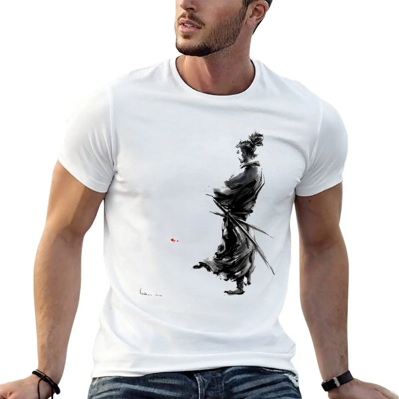 

Miyamoto Musashi (Vagabond) T-Shirt man t shirt designer man t shirt graphic t shirts for man graphic tees T-shirt