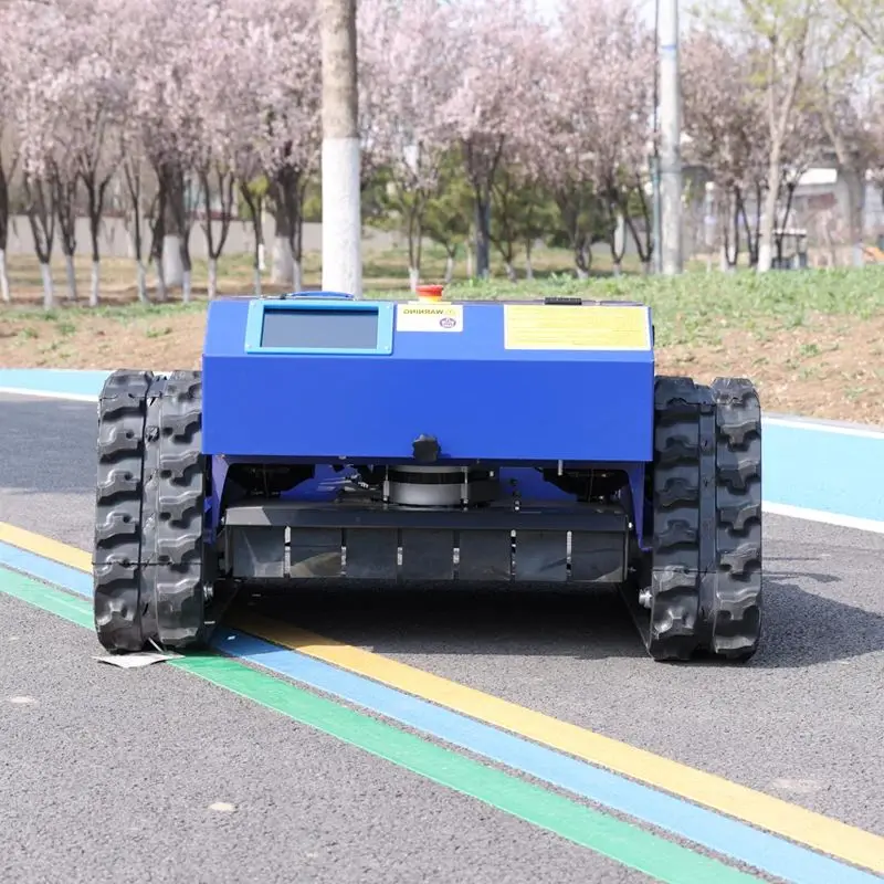 

Customized Gas Remote Control Lawn Mower Heavy Duty Slope Type High Efficiency Mowing Machine for Agricultural Farm Use