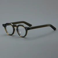 Monturas de gafas ópticas graduadas de acetato de moda europea y americana, gafas ópticas Retro de alta calidad para mujeres y hombres