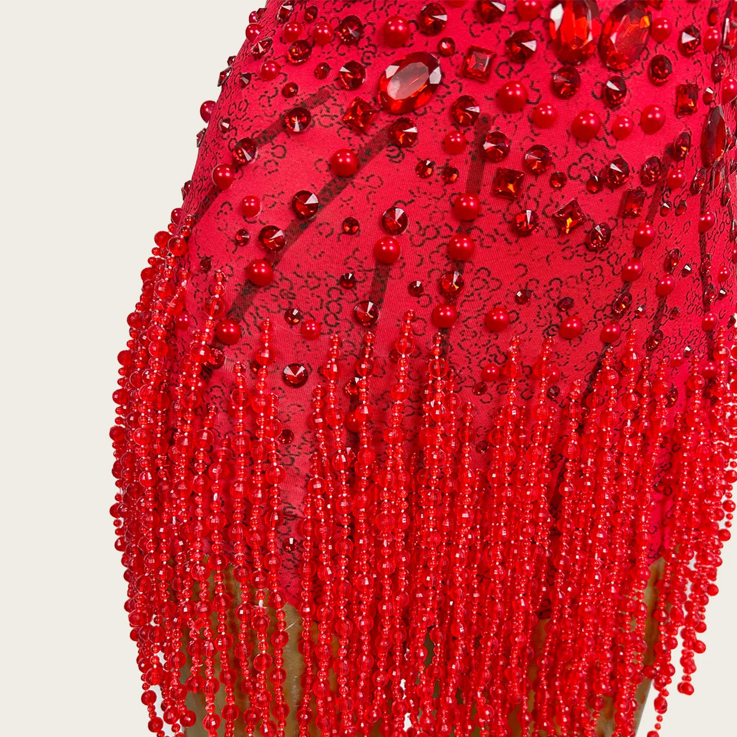 섹시한 여성 댄스 캣슈트 크리스탈 태슬 반짝이는 바디슈트 무대 공연 파티 의상 나이트클럽 쇼걸 레오타드 빙주이