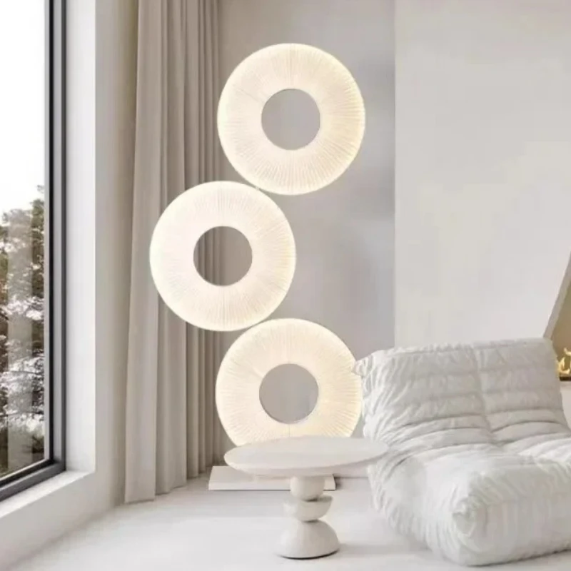 

Франция светодиодная потолочная люстра дизайн лампы белая круглая тканевая подвесная лампа домашний декор кабинет спальня столовая осветительные приборы