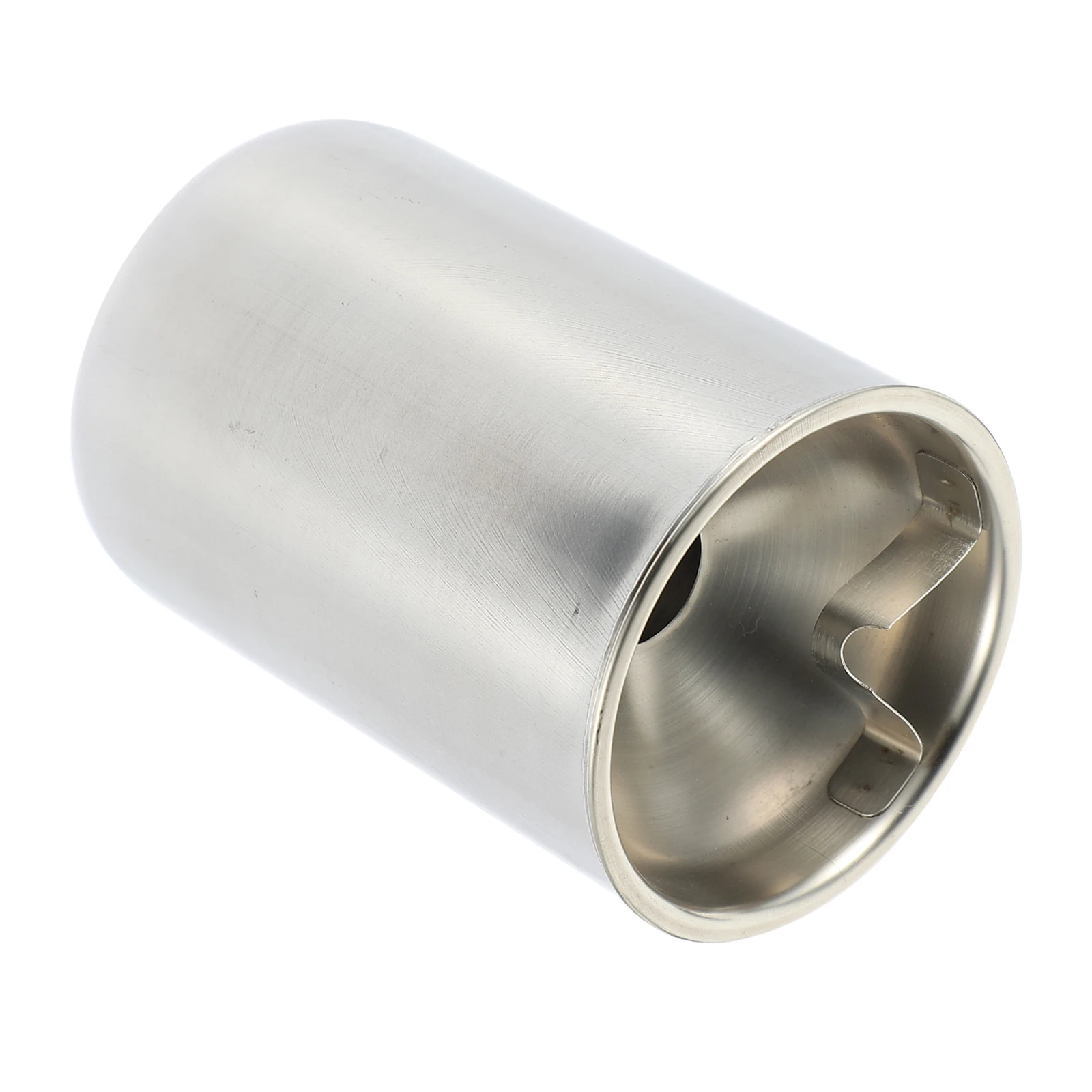 

Stainless Steel Cylinder Ashtray Table Ashtray Lid for Home Living Room Desktop Table Non Smoking Windproof Container